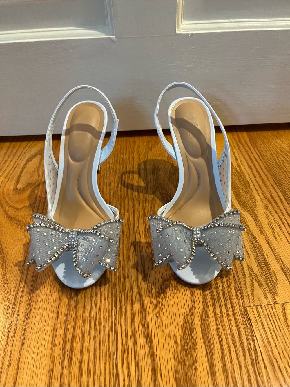 INC International Concepts Women’s Embellished Mesh High Heel Sandals